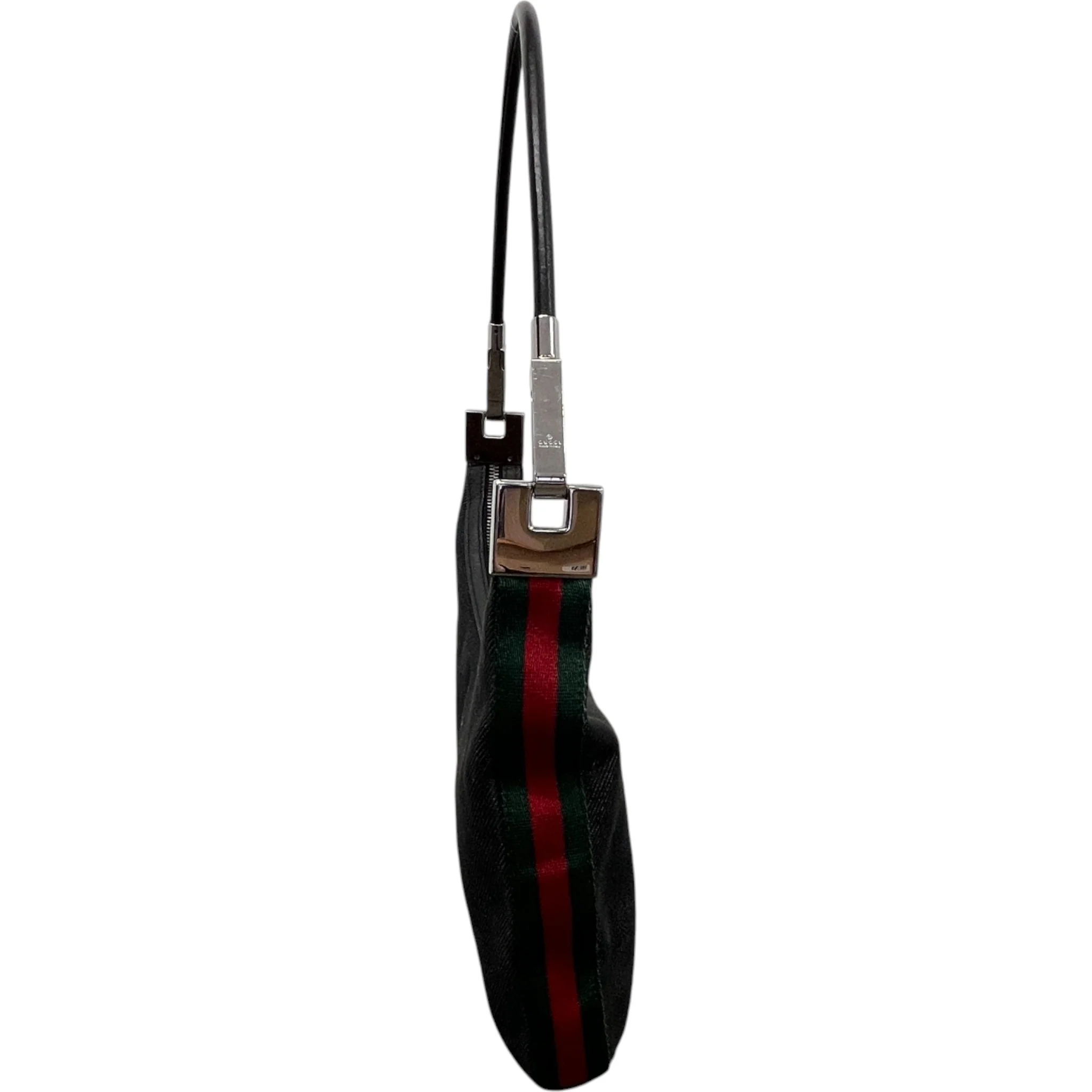 Women's Web Stripe Shoulder Bag Navy - Image 6